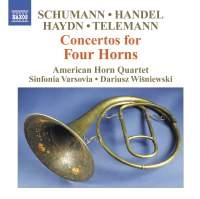 American Horn Quartet - Works For 4 Horns & Orchestra ryhmässä Externt_Lager / Naxoslager @ Bengans Skivbutik AB (603068)