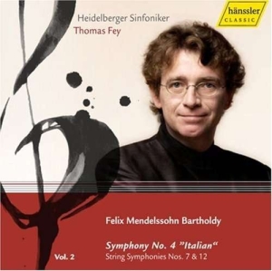 Mendelssohn-Bartholdy Felix - Symphony No. 4 Italien, String Symp ryhmässä Externt_Lager / Naxoslager @ Bengans Skivbutik AB (604364)