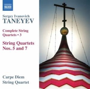 Taneyev - String Quartets Vol 3 ryhmässä Externt_Lager / Naxoslager @ Bengans Skivbutik AB (611351)