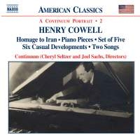 Cowell Henry - Piano Chamber & Vocal Works 2 ryhmässä ME SUOSITTELEMME / Joululahjavinkki: CD @ Bengans Skivbutik AB (612790)