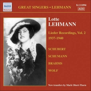 Lotte Lehmann - Vol 2 ryhmässä ME SUOSITTELEMME / Joululahjavinkki: CD @ Bengans Skivbutik AB (613591)