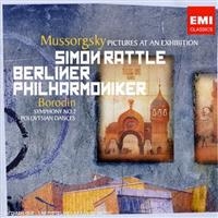 Sir Simon Rattle/Berliner Phil - Mussorgsky: Pictures At An Exh ryhmässä CD / Klassiskt @ Bengans Skivbutik AB (618439)