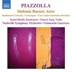 Piazzolla - Sinfonia Buenos Aires ryhmässä Externt_Lager / Naxoslager @ Bengans Skivbutik AB (623679)