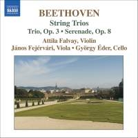 Beethoven - String Trios Volume 1 ryhmässä Externt_Lager / Naxoslager @ Bengans Skivbutik AB (629929)