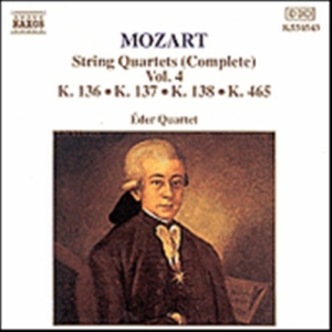 Mozart Wolfgang Amadeus - String Quartets Vol 4 ryhmässä Externt_Lager / Naxoslager @ Bengans Skivbutik AB (630670)