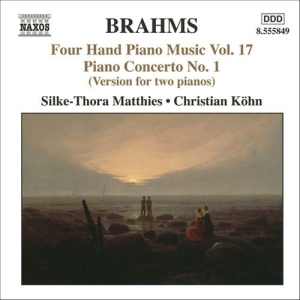 Brahms - 4 Hands Piano Music Vol.17 ryhmässä Externt_Lager / Naxoslager @ Bengans Skivbutik AB (632862)