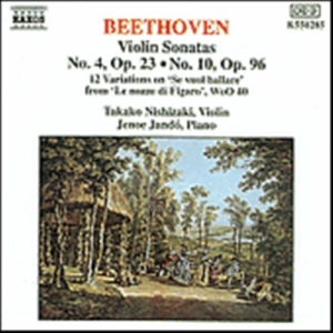 Beethoven Ludwig Van - Violin Sonatas 4 Opp 23 & 96 ryhmässä Externt_Lager / Naxoslager @ Bengans Skivbutik AB (633687)