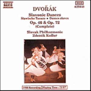 Dvorak Antonin - Slavonic Dances ryhmässä Externt_Lager / Naxoslager @ Bengans Skivbutik AB (634797)