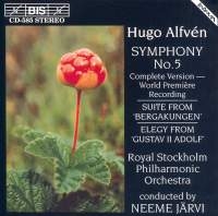 Alfven Hugo - Symphony 5 ryhmässä ME SUOSITTELEMME / Joululahjavinkki: CD @ Bengans Skivbutik AB (635276)