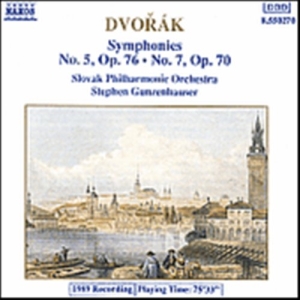 Dvorak Antonin - Symphonies 5 & 7 ryhmässä Externt_Lager / Naxoslager @ Bengans Skivbutik AB (635465)