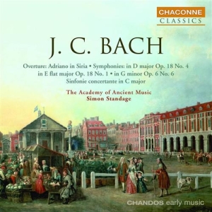 J.C. Bach - Symphonies 4 & 6 / Symphony Fo ryhmässä CD @ Bengans Skivbutik AB (637823)