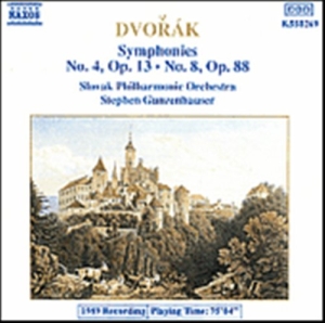 Dvorak Antonin - Symphonies 4 & 8 ryhmässä ME SUOSITTELEMME / Joululahjavinkki: CD @ Bengans Skivbutik AB (638040)