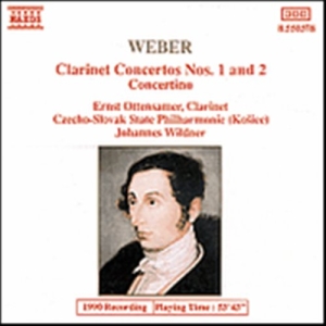 Weber Carl Maria Von - Clarinet Concertos 1 & 2 ryhmässä ME SUOSITTELEMME / Joululahjavinkki: CD @ Bengans Skivbutik AB (638041)