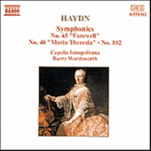 Haydn Joseph - Symphonies 45 48 & 102 ryhmässä Externt_Lager / Naxoslager @ Bengans Skivbutik AB (638042)