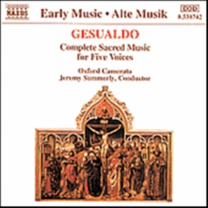 Gesualdo Carlo - Sacred Music 5 Voices ryhmässä ME SUOSITTELEMME / Joululahjavinkki: CD @ Bengans Skivbutik AB (638347)