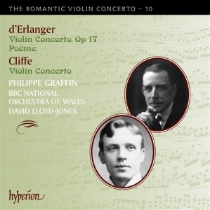 Cliffe / Erlanger - The Romantic Violin Concerto Vol 10 ryhmässä Externt_Lager / Naxoslager @ Bengans Skivbutik AB (640196)