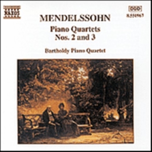 Mendelssohn Felix - Piano Quartets 2 & 3 ryhmässä Externt_Lager / Naxoslager @ Bengans Skivbutik AB (641869)