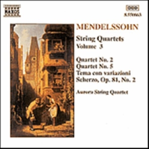 Mendelssohn Felix - String Quartets Vol 3 ryhmässä ME SUOSITTELEMME / Joululahjavinkki: CD @ Bengans Skivbutik AB (642665)