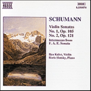 Schumann Robert - Violin Sonatas Nos 1 & 2 ryhmässä Externt_Lager / Naxoslager @ Bengans Skivbutik AB (642683)