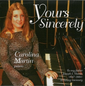 Martin Carolina - Yours Sincerely ryhmässä ME SUOSITTELEMME / Joululahjavinkki: CD @ Bengans Skivbutik AB (645550)