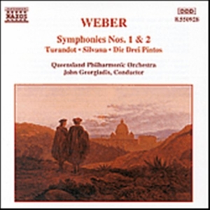 Weber Carl Maria Von - Symphony Nos 1 & 2 ryhmässä Externt_Lager / Naxoslager @ Bengans Skivbutik AB (648026)