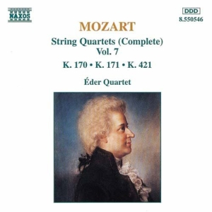 Mozart Wolfgang Amadeus - String Quartets Vol 7 ryhmässä Externt_Lager / Naxoslager @ Bengans Skivbutik AB (649491)