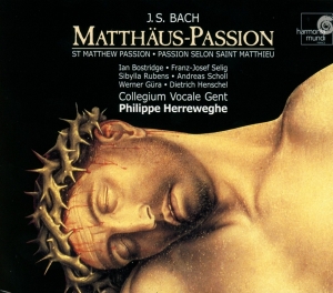 Collegium Vocale Gent / Philippe Herreweghe - Bach: Matthaus-Passion Bwv244 ryhmässä CD / Klassiskt,Övrigt @ Bengans Skivbutik AB (649549)