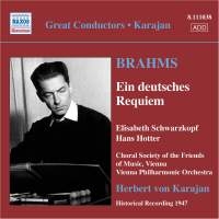 Brahms: Karajan/ Schwarzkopf - Ein Deutsches Requiem ryhmässä CD @ Bengans Skivbutik AB (650047)