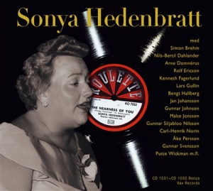 Hedenbratt Sonya - Sonya Hedenbratt 1951-1956 ryhmässä CD / Jazz @ Bengans Skivbutik AB (650184)