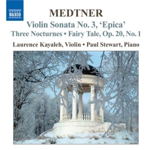 Medtner: Kayaleh / Stewart - Works For Violin And Piano ryhmässä ME SUOSITTELEMME / Joululahjavinkki: CD @ Bengans Skivbutik AB (652270)