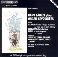 Various - Hans Fagius Plays Organ Favour ryhmässä MK Test 3 @ Bengans Skivbutik AB (652434)