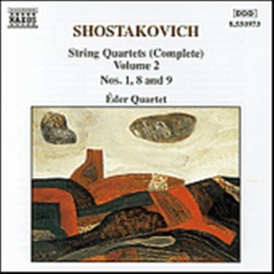 Shostakovich Dmitry - String Quartets 1, 8 & 9 ryhmässä Externt_Lager / Naxoslager @ Bengans Skivbutik AB (652597)