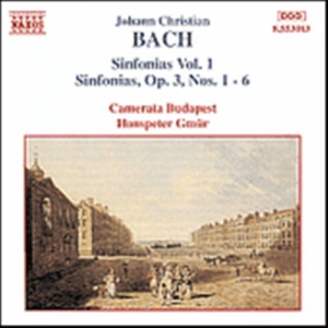 Bach Johann Christian - Sinfonias Vol 1 ryhmässä Externt_Lager / Naxoslager @ Bengans Skivbutik AB (653484)