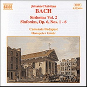 Bach Johann Christian - Sinfonias Vol 2 ryhmässä CD @ Bengans Skivbutik AB (653587)