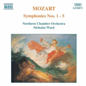 Mozart Wolfgang Amadeus - Symphony Nos 1-5 ryhmässä Externt_Lager / Naxoslager @ Bengans Skivbutik AB (655228)