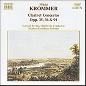 Krommer Franz - Clarinet Concertos ryhmässä Externt_Lager / Naxoslager @ Bengans Skivbutik AB (656044)