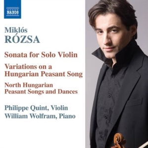 Rozsa - Music For Violin And Piano ryhmässä Externt_Lager / Naxoslager @ Bengans Skivbutik AB (663336)