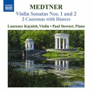 Medtner - Works For Violin And Piano Vol 2 ryhmässä Externt_Lager / Naxoslager @ Bengans Skivbutik AB (671440)