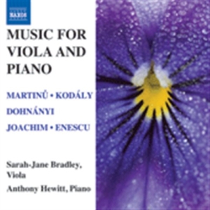 Martinu / Kodaly / Enesco / Joachim - Music For Viola And Piano ryhmässä ME SUOSITTELEMME / Joululahjavinkki: CD @ Bengans Skivbutik AB (674563)