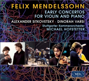 Mendelssohn Felix - Violin Concerto In D Minor ryhmässä Externt_Lager / Naxoslager @ Bengans Skivbutik AB (677513)