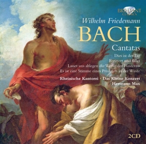 Bach W F - Cantatas ryhmässä Externt_Lager / Naxoslager @ Bengans Skivbutik AB (684738)