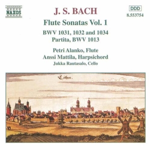 Bach Johann Sebastian - Flute Sonatas Vol. 1 ryhmässä Externt_Lager / Naxoslager @ Bengans Skivbutik AB (690146)