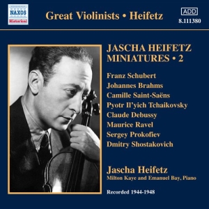 Jascha Heifetz - Miniatures Vol 2 ryhmässä Externt_Lager / Naxoslager @ Bengans Skivbutik AB (691643)