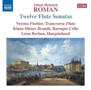 Roman - 12 Sonatas For Flute, Cello And Har ryhmässä Externt_Lager / Naxoslager @ Bengans Skivbutik AB (691919)