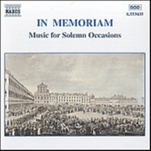 Various - In Memoriam ryhmässä Externt_Lager / Naxoslager @ Bengans Skivbutik AB (692273)