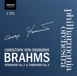 Brahms Johannes - Symphony No.2 And No. 4 ryhmässä Externt_Lager / Naxoslager @ Bengans Skivbutik AB (693233)