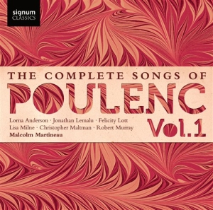 Poulenc Francis - Poulenc Songs, Vol.1 ryhmässä Externt_Lager / Naxoslager @ Bengans Skivbutik AB (693430)