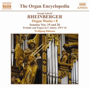 Rheinberger - Organ Works Vol 8 ryhmässä Externt_Lager / Naxoslager @ Bengans Skivbutik AB (698284)