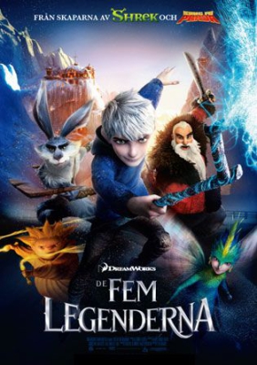 De fem legenderna ryhmässä Elokuva BluRay 3D @ Bengans Skivbutik AB (780129)