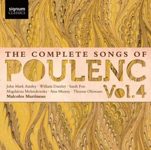 Poulenc - Songs Vol 4 ryhmässä ME SUOSITTELEMME / Joululahjavinkki: CD @ Bengans Skivbutik AB (923683)